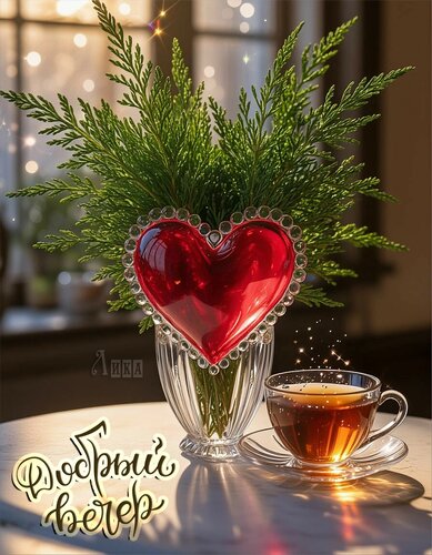 Открытка Добрый вечер