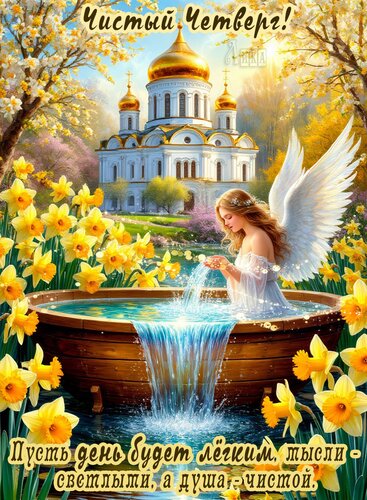 Открытка Чистый четверг