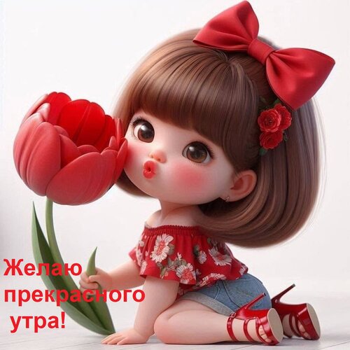 Открытка Желаю прекрасного утра!