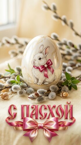 Открытка С Пасхой!