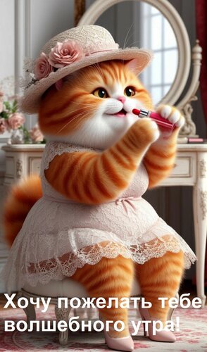 Открытка Хочу пожелать тебе волшебного утра!