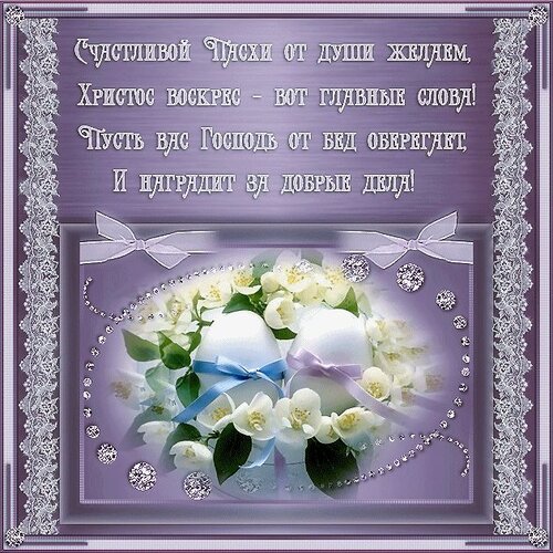 Открытка С Пасхой