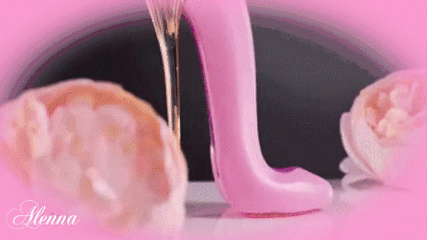 Анимированная открытка ароматный флакончик