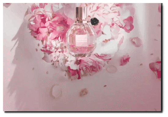 Анимированная открытка ароматный флакончик