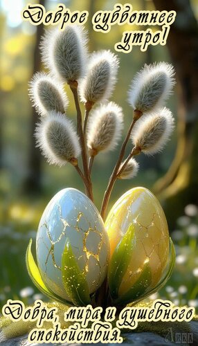 Открытка Великая суббота.