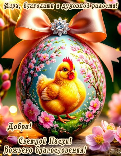 Открытка Пасха.