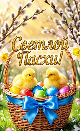 Открытка С ПАСХОЙ!