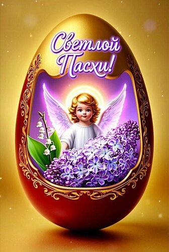 Открытка С ПАСХОЙ!