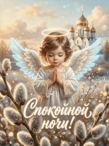 Анимированная открытка Спокойной ночи!