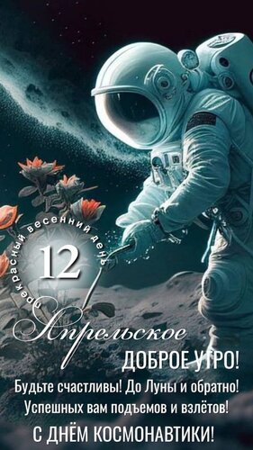 Открытка Апрельское доброе утро