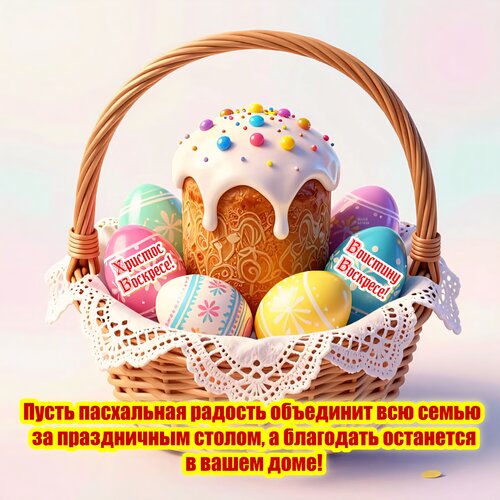 Открытка Христос Воскресе! Воистину Воскресе!