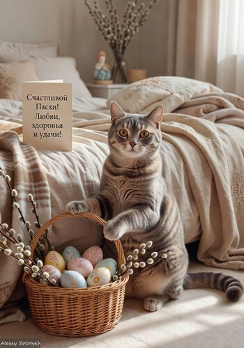 Открытка Доброе утро! Христос воскресе!