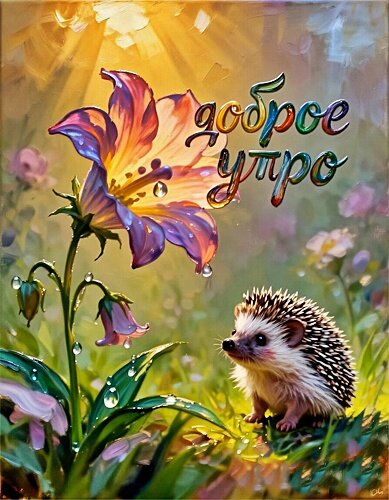 Открытка ДОБРОЕ УТРО!