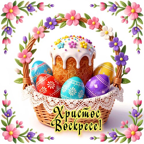Открытка Христос Воскресе!
