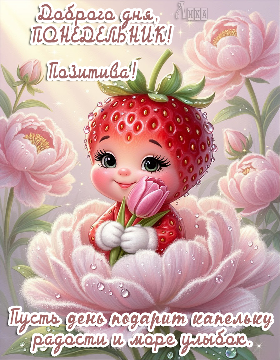 Открытка Понедельник