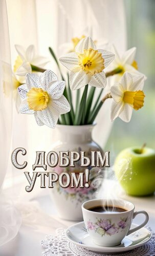 Открытка С добрым утром