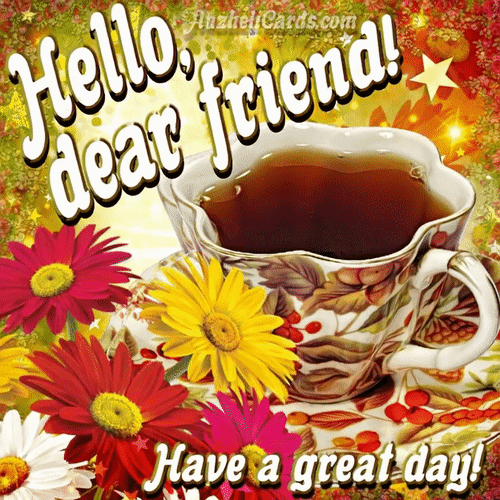 Анимированная открытка Для друга