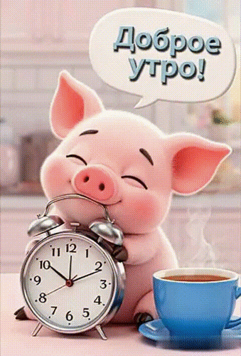 Анимированная открытка ДОБРОЕ УТРО!