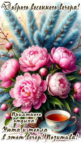 Открытка Добрый вечер!