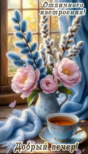 Открытка Добрый вечер!
