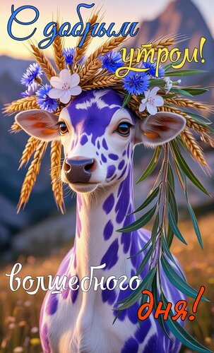 Открытка Доброе утро. Волшебного дня