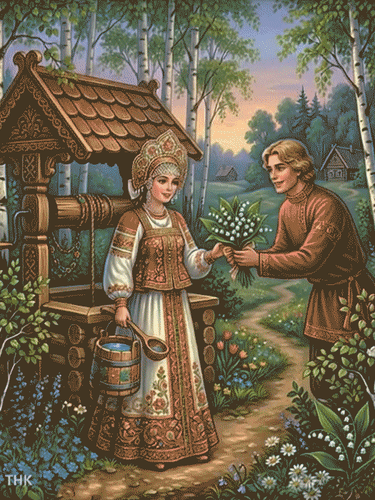 Анимированная открытка Доброго весеннего утра!