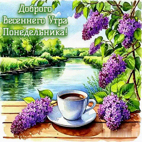 Анимированная открытка ДОБРОЕ УТРО!