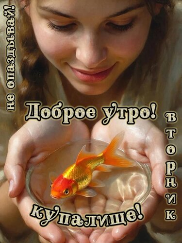 Открытка Доброе утро! Вторник