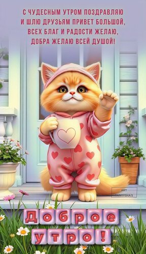 Открытка Доброе утро