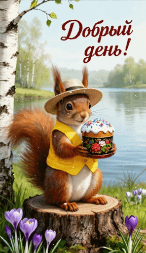 Анимированная открытка Добрый день!