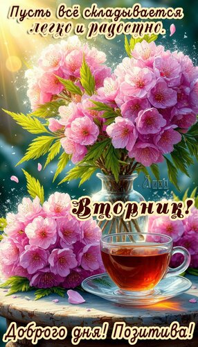 Открытка Вторник