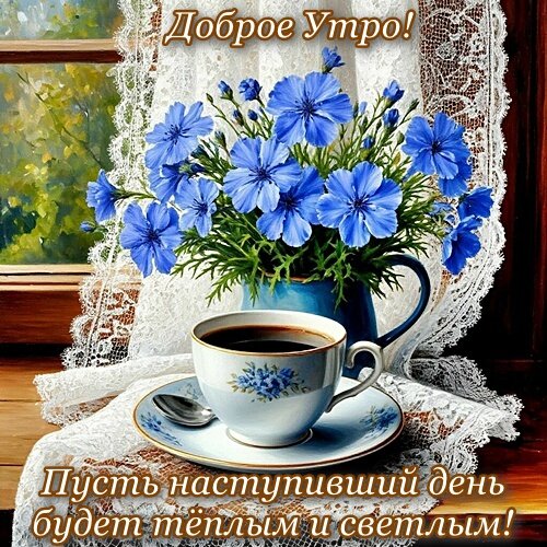 Открытка ДОБРОЕ УТРО!