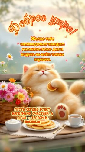 Открытка Доброе утро