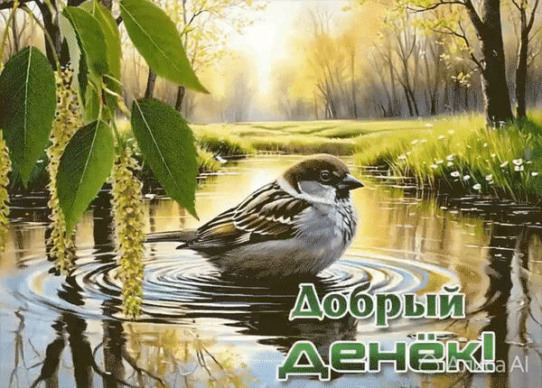 Анимированная открытка Добрый денёк!