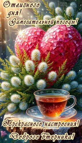 Открытка Вторник