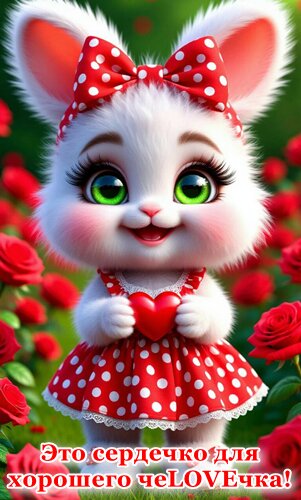 Открытка СЕРДЕЧКО ДЛЯ ХОРОШЕГО ЧЕЛОВЕЧКА!