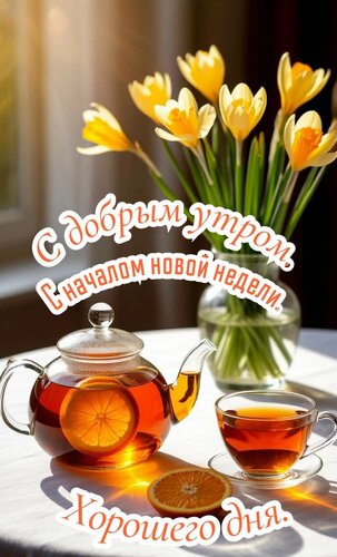 Открытка Доброе утро