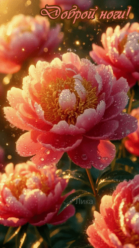 Анимированная открытка Спокойной ночи