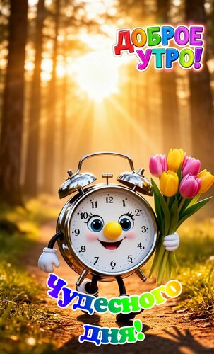 Открытка Доброе утро. Чудесного дня