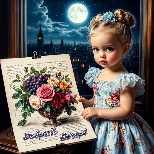 Открытка Добрый вечер!