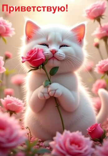 Открытка Приветствую!