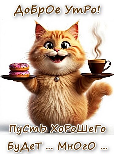 Открытка ДОБРОЕ УТРО!