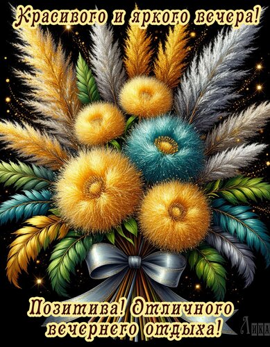 Открытка Добрый вечер