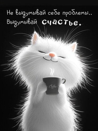 Открытка Не выдумывай себе проблем