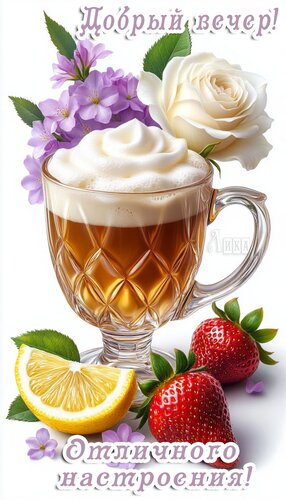 Открытка Добрый вечер!