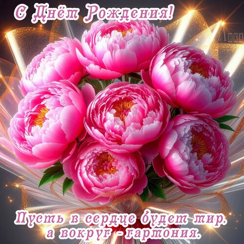 Открытка С Днём Рождения Женщине.