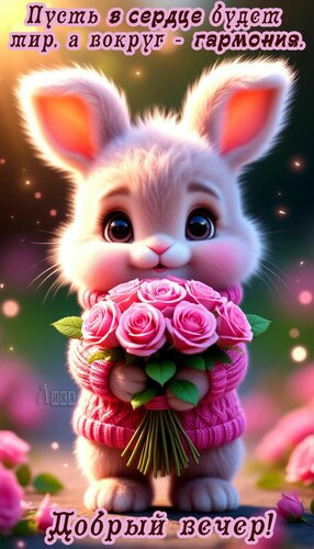 Открытка Добрый вечер