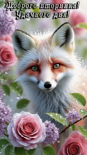 Анимированная открытка Вторник