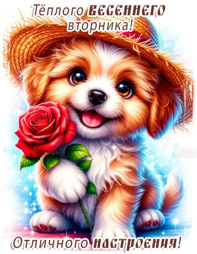 Открытка Вторник