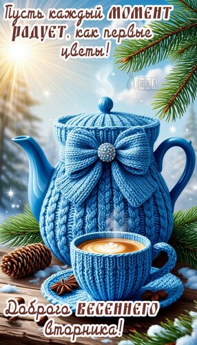 Открытка Вторник